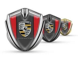 Porsche Metal Emblema Insignia A Tu Gusto Potencia Formato